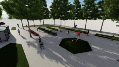 Muğla Büyükşehir Belediyesi, Menteşe’deki Muğlaspor Parkı’nı yeniliyor. Park, modern peyzaj