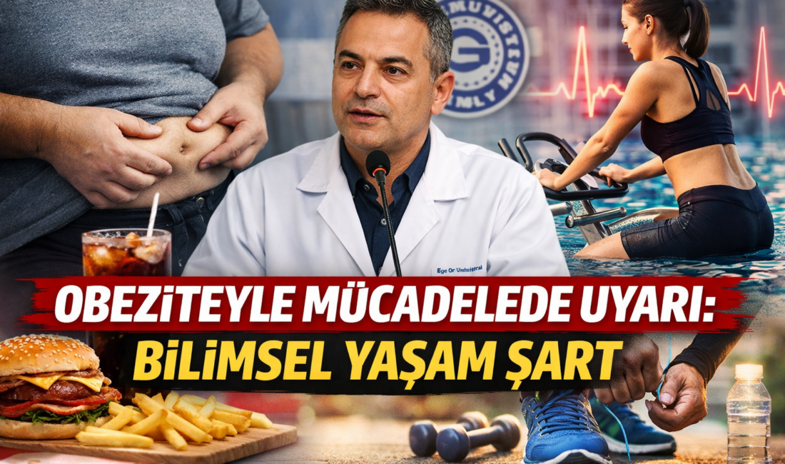 Obezite ile mücadelede uyarı: Bilimsel yaşam şart Obezite ile mücadele estetik değil sağlık meselesi. Doç. Dr. Onur