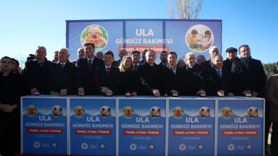 Ula Gündüz Bakımevi temeli atıldı! Muğla Büyükşehir Belediyesi'nin 65 çocuk