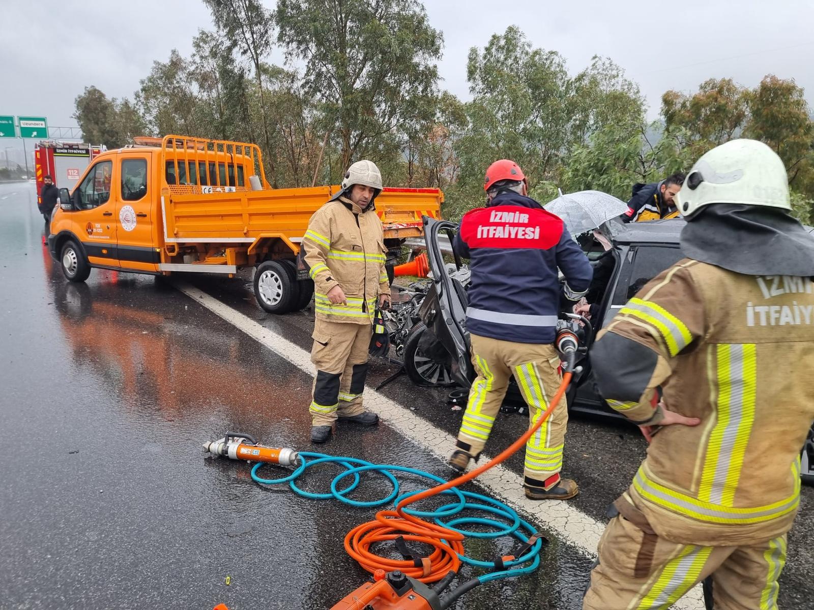 Uzundere zincirleme trafik kazas
