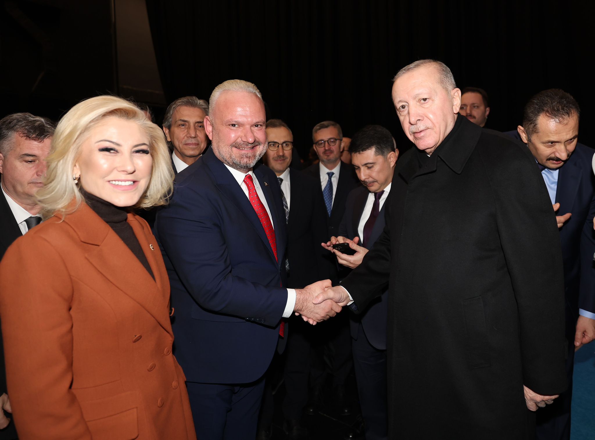 Menemen Belediye Başkanı Aydın Pehlivan, Ankara'da Cumhurbaşkanı Erdoğan ve bakanlarla