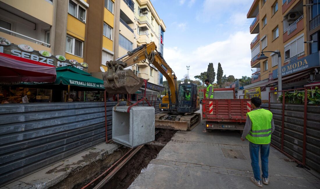 İZSU, Bayraklı Sevgi Yolu’nda su baskınlarını tarihe gömecek 140 milyon