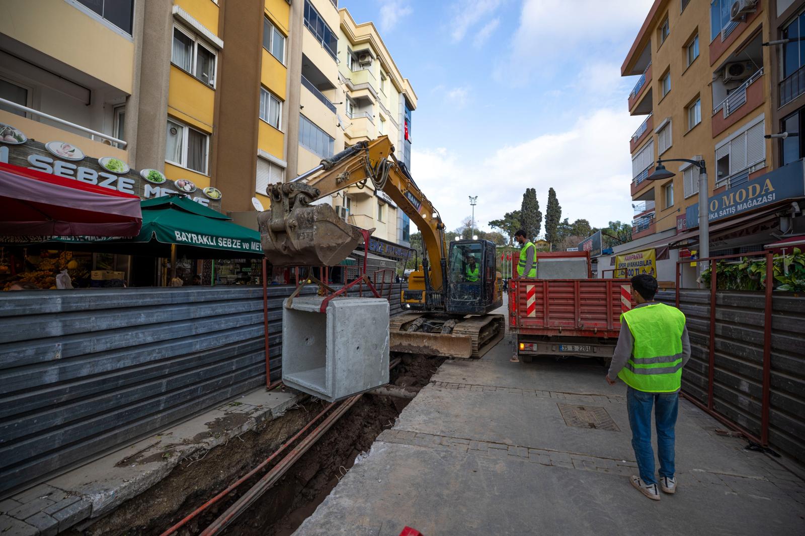 İZSU, Bayraklı Sevgi Yolu’nda su baskınlarını tarihe gömecek 140 milyon