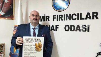 İzmir Fırıncılar Odası Başkanı Kemal Sırtı, Bornova Belediyesi'nin "Kent Fırın"