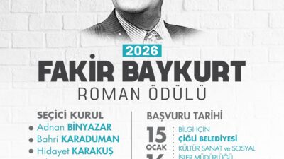 Çiğli Belediyesi'nin düzenlediği 7. Fakir Baykurt Roman Ödülü için başvurular
