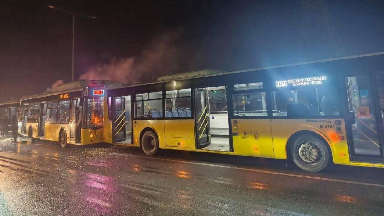 Başakşehir'de sabah saatlerinde 3 İETT otobüsü birbirine girdi: 5 kişi