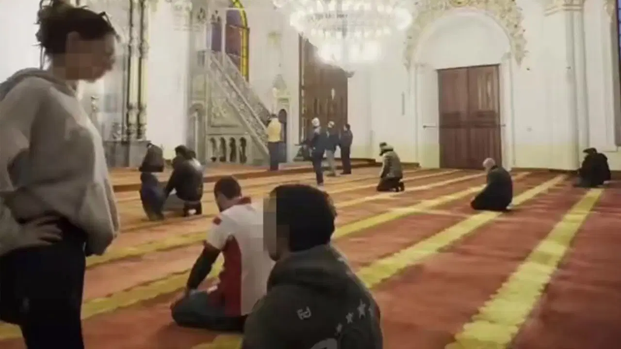 Aziziye Camii'nde video paylaşan genç kadın, emniyetteki ifadesinin ardından serbest