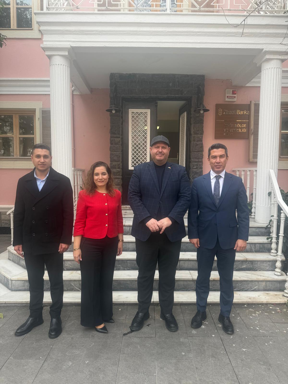 Menderes tarihinde bir ilk: Belediye Başkanı İlkay Çiçek, Ziraat Bankası'na