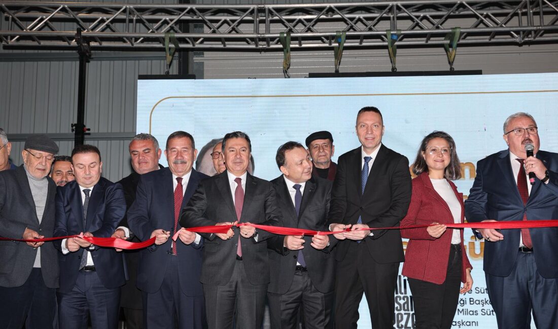 Milas Flake Yem Tesisi üreticilere destek için açıldı. Ahmet Aras,