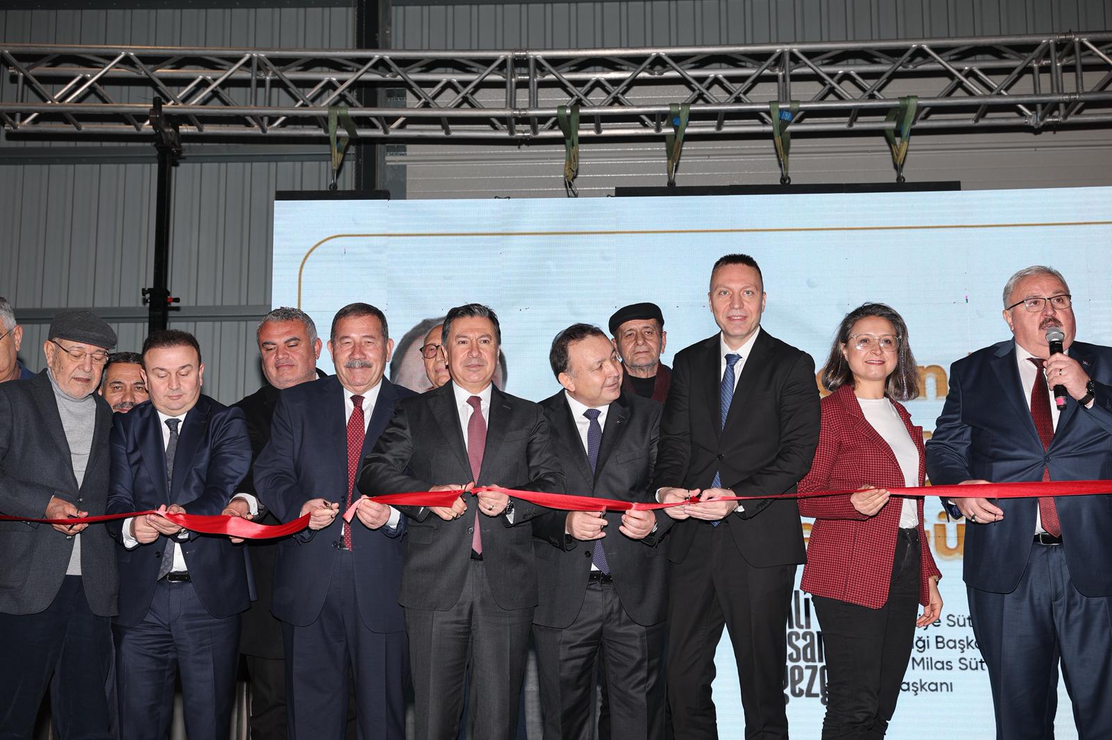 Milas Flake Yem Tesisi üreticilere destek için açıldı. Ahmet Aras,