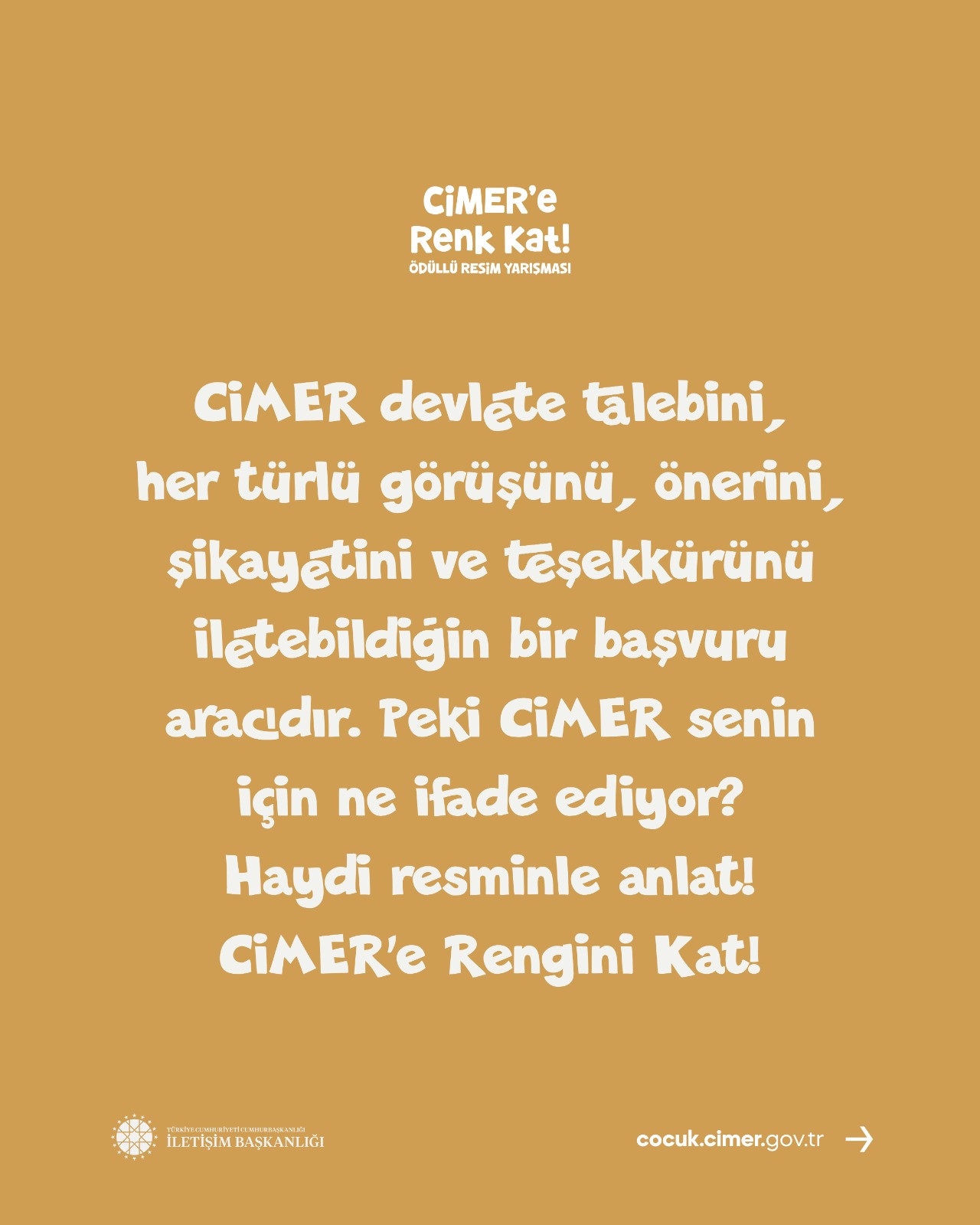CİMER Resim Yarışması Başladı