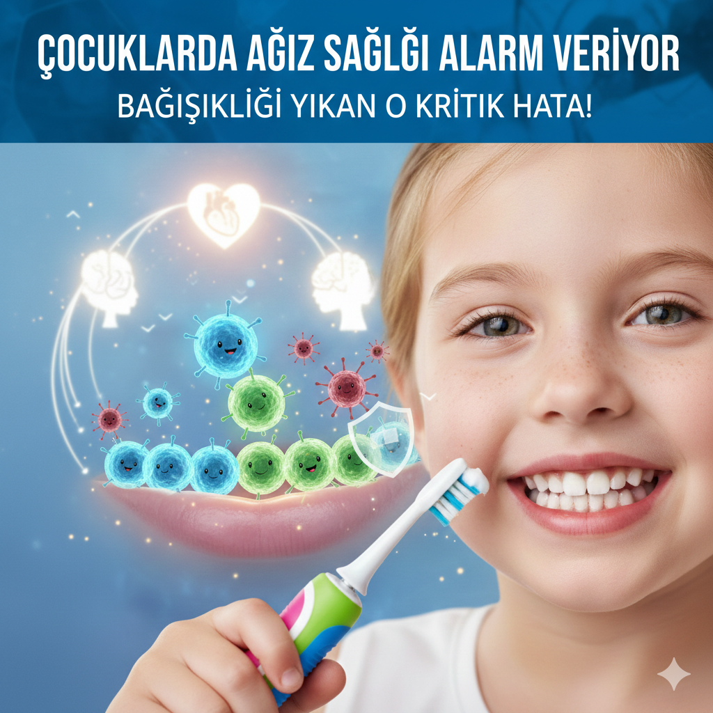 Çocuklarda ağız sağlığı bağışıklığın temelidir! Uzm. Dt. Betül Bostan ağız