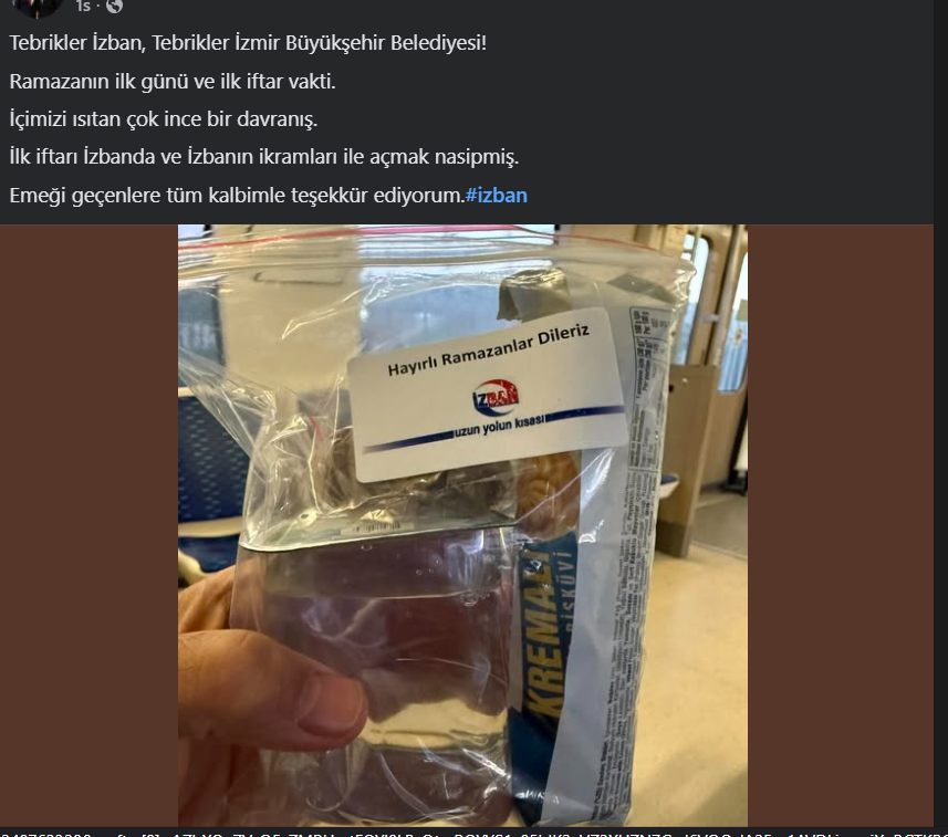 İzban İftar İkramı Gönülleri Fethetti