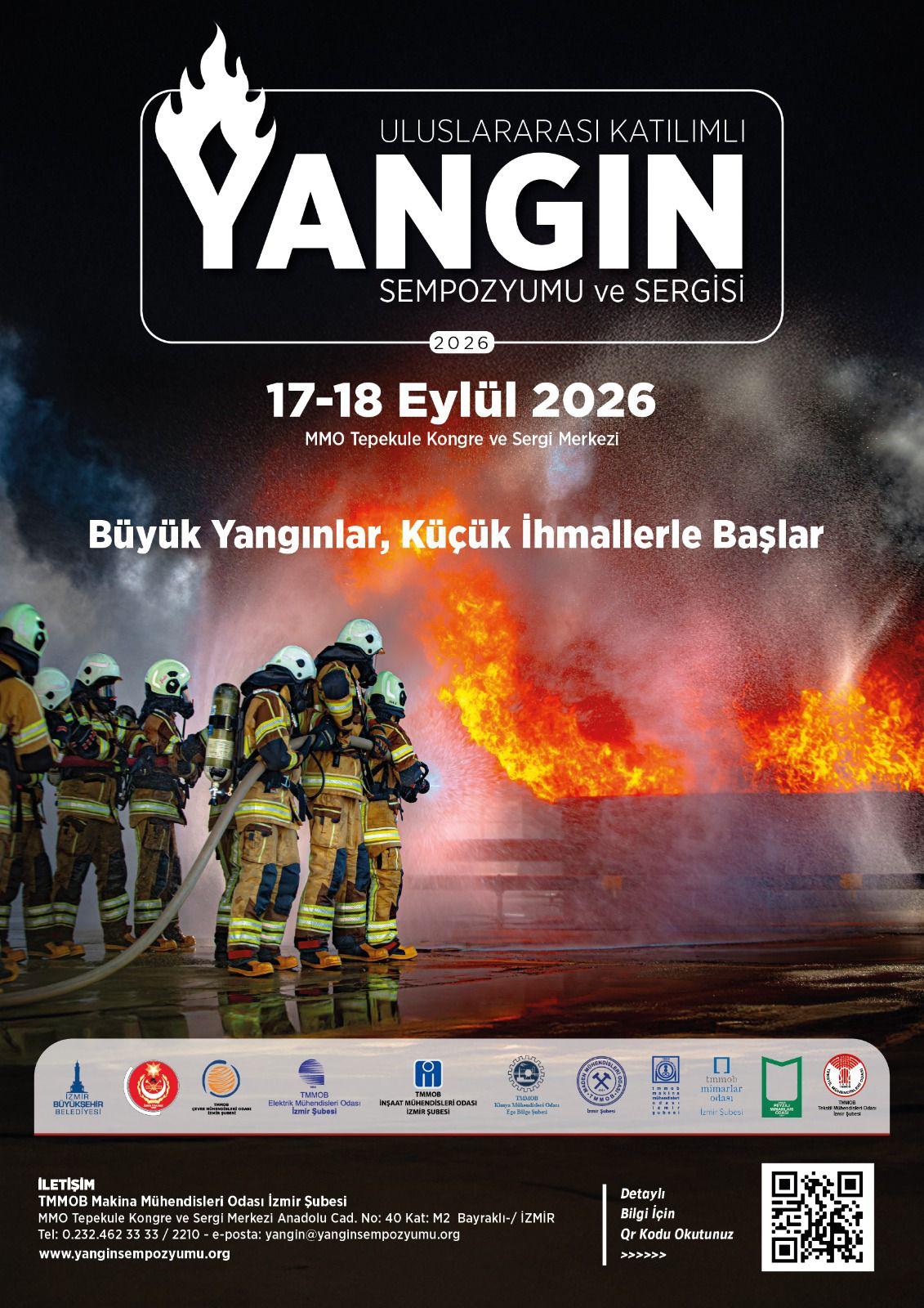İzmir Yangın Sempozyumu için geri sayım başladı! 17-18 Eylül'de gerçekleşecek
