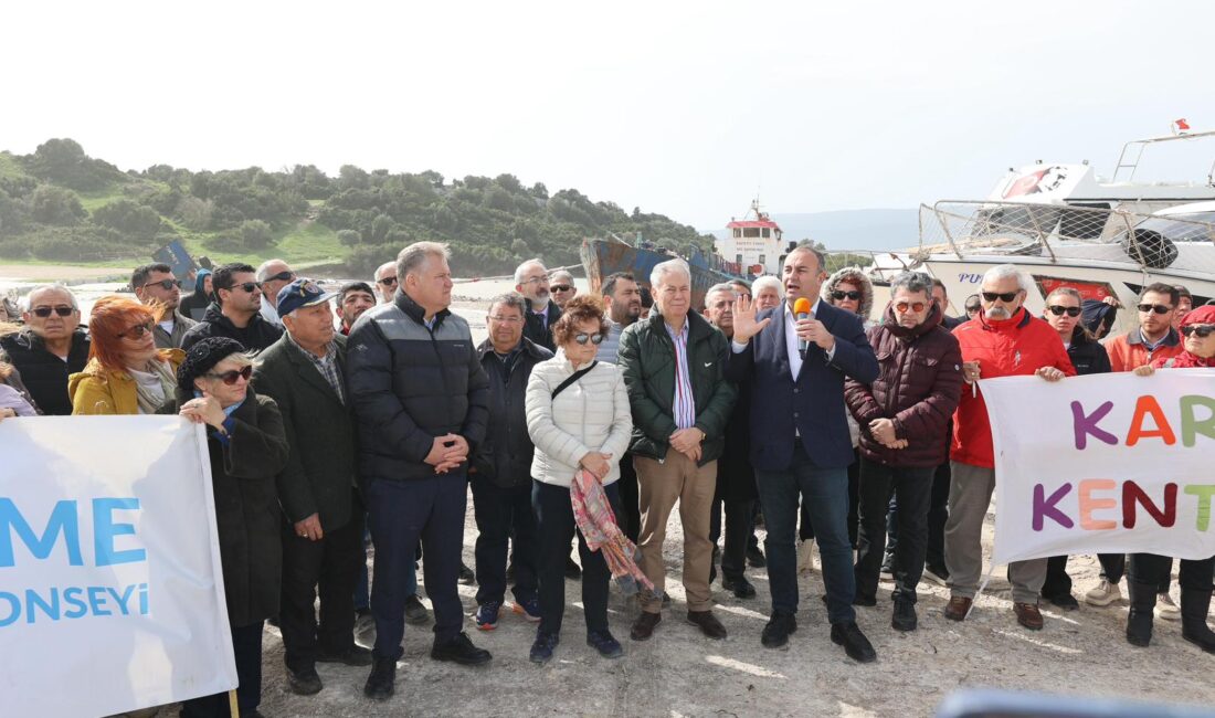 Urla’da hurda gemi ve yat limanı projesine büyük tepki! Belediye
