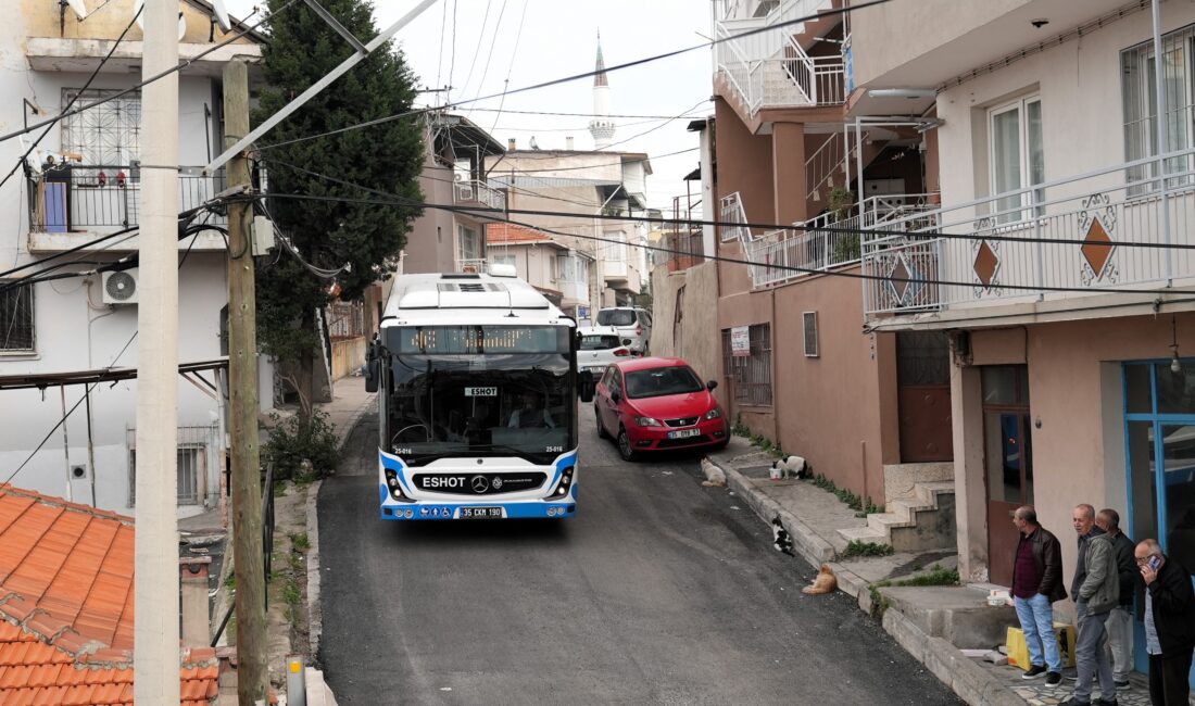 Konak Çobançeşme sakinlerinin talebi üzerine yol düzenlendi ve alçak tabanlı