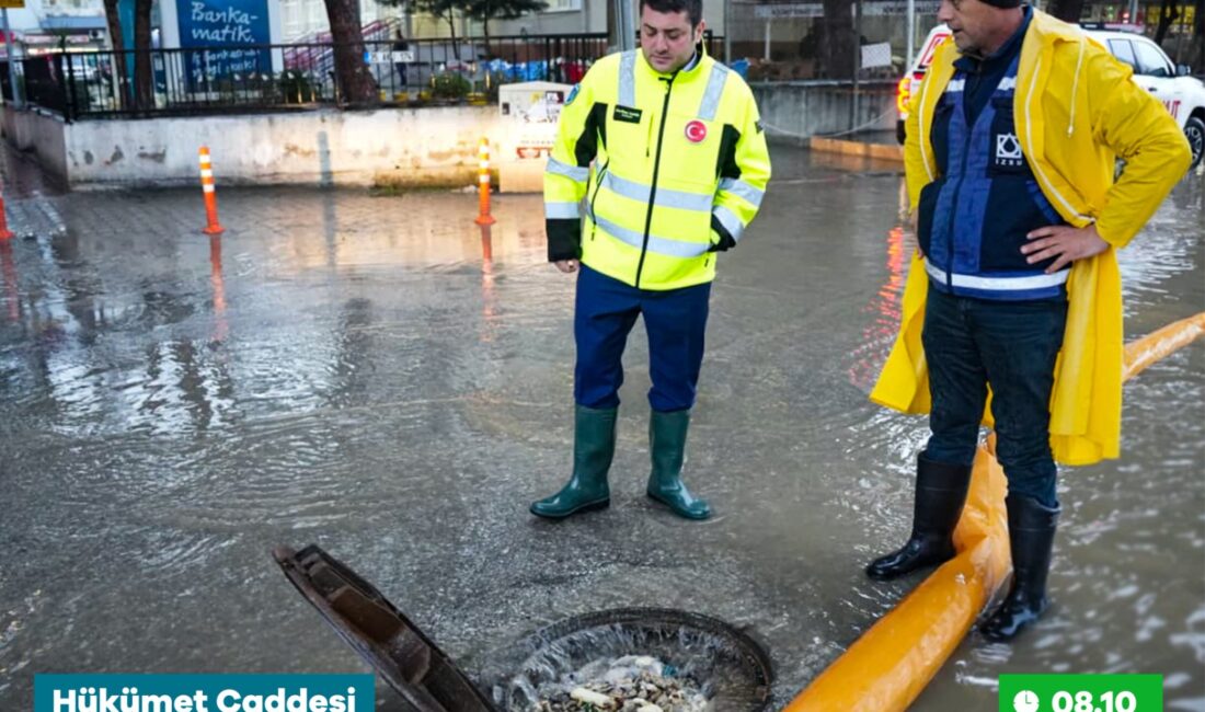 TORBALI BELEDİYESİ SAĞANAK YAĞIŞA KARŞI EKİPLERİYLE TEYAKKUZDA Torbalı'da iki gündür süren yoğun yağışlara karşı gece boyu mesai