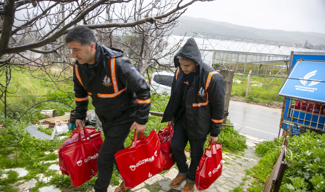 Güzelbahçe Belediyesi, Ramazan öncesi 350 aileye 3 milyon TL değerinde