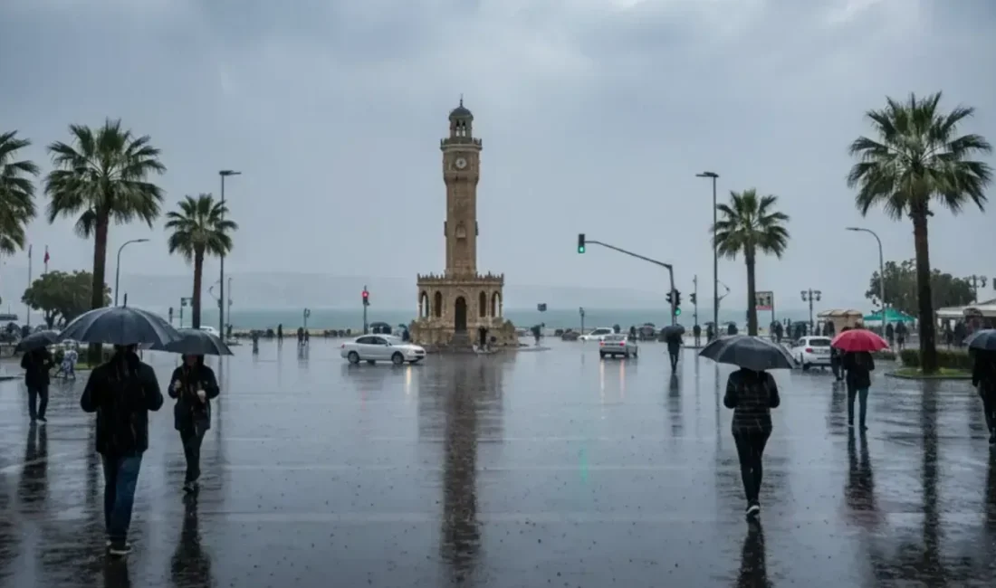 Meteoroloji İzmir için turuncu kodlu uyarı verdi; fırtına, hortum ve