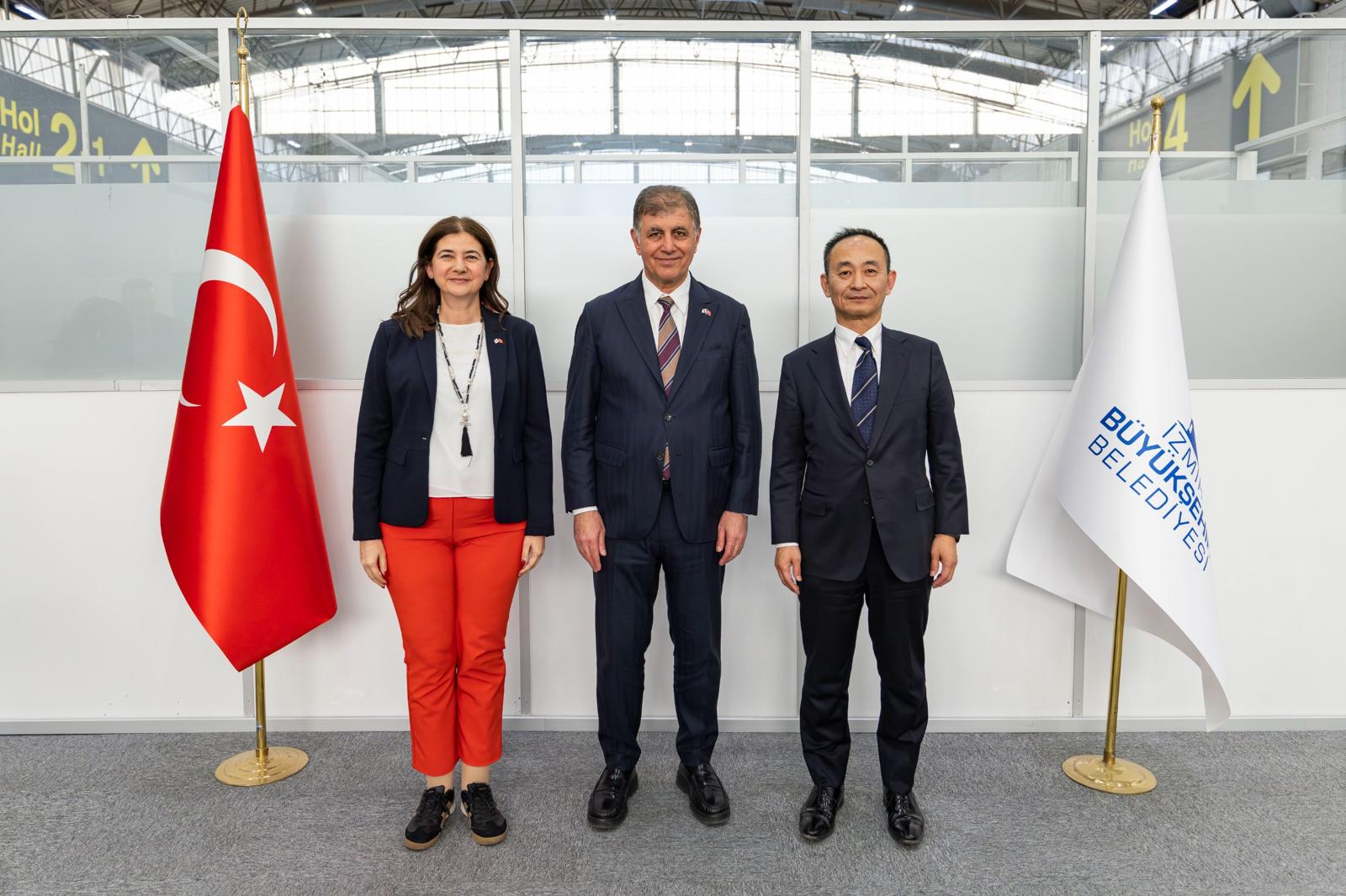 İzmir Büyükşehir Belediye Başkanı Dr. Cemil Tugay, Japonya İstanbul Başkonsolosu