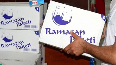 Ramazan kolisi fiyatları 499 TL'den başlıyor. Yardım çeklerine olan talep