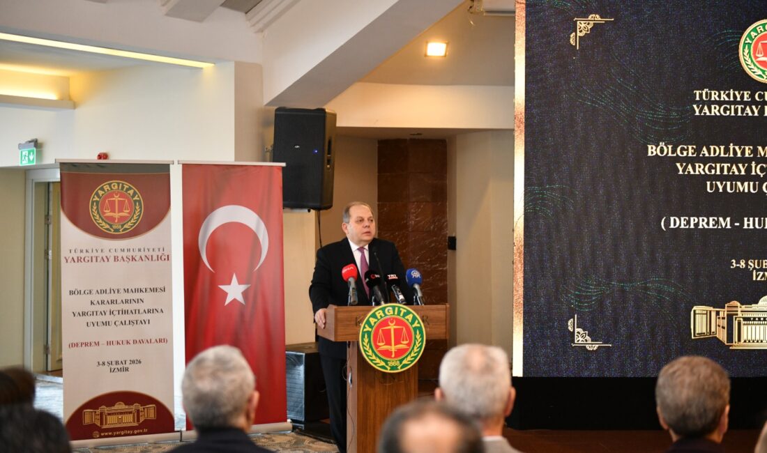 Yargıtay Başkanı Ömer Kerkez İzmir'deki çalıştayda duyurdu: Deprem dosyalarında aynı