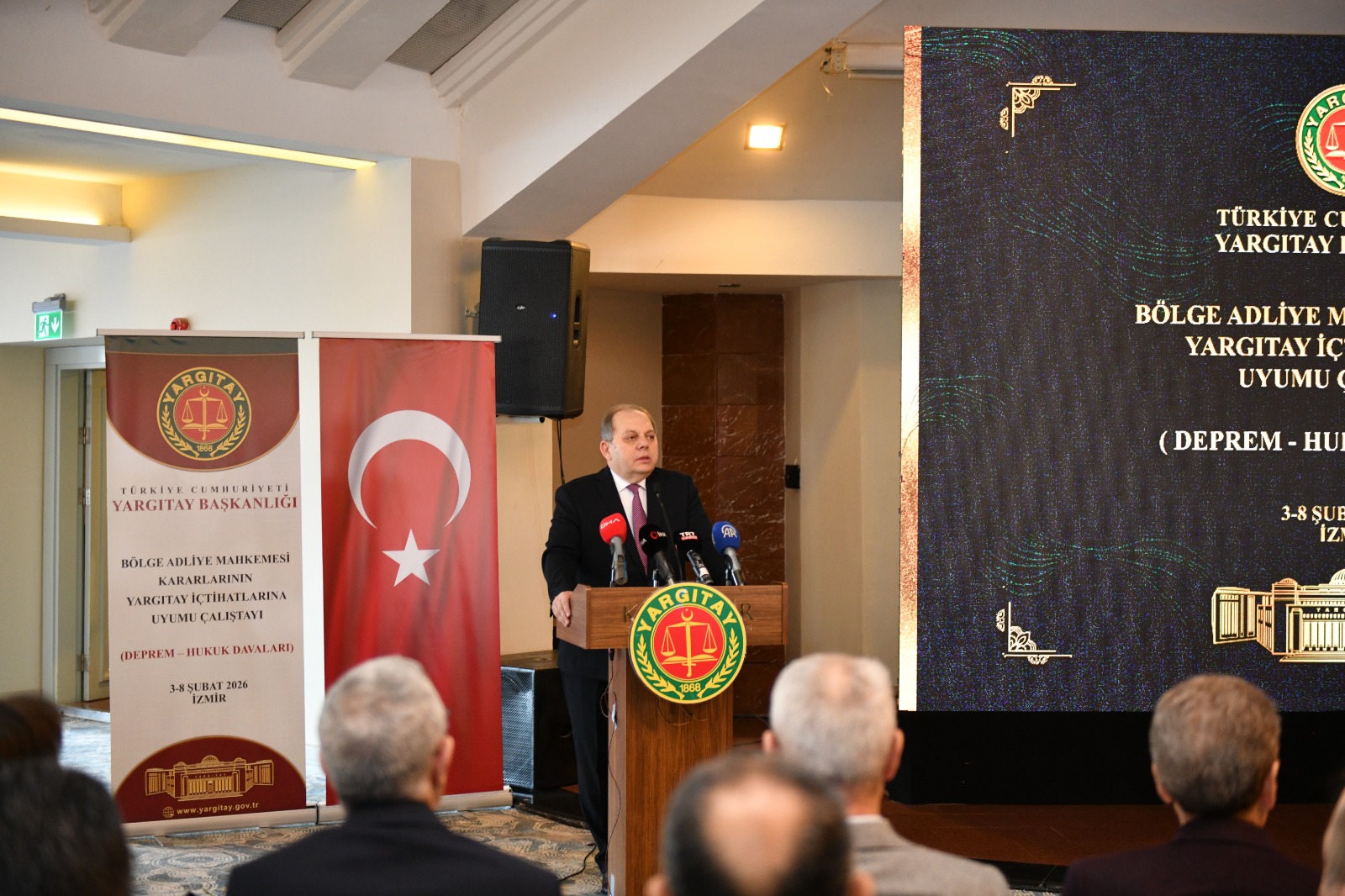 Yargıtay Başkanı Ömer Kerkez İzmir'deki çalıştayda duyurdu: Deprem dosyalarında aynı