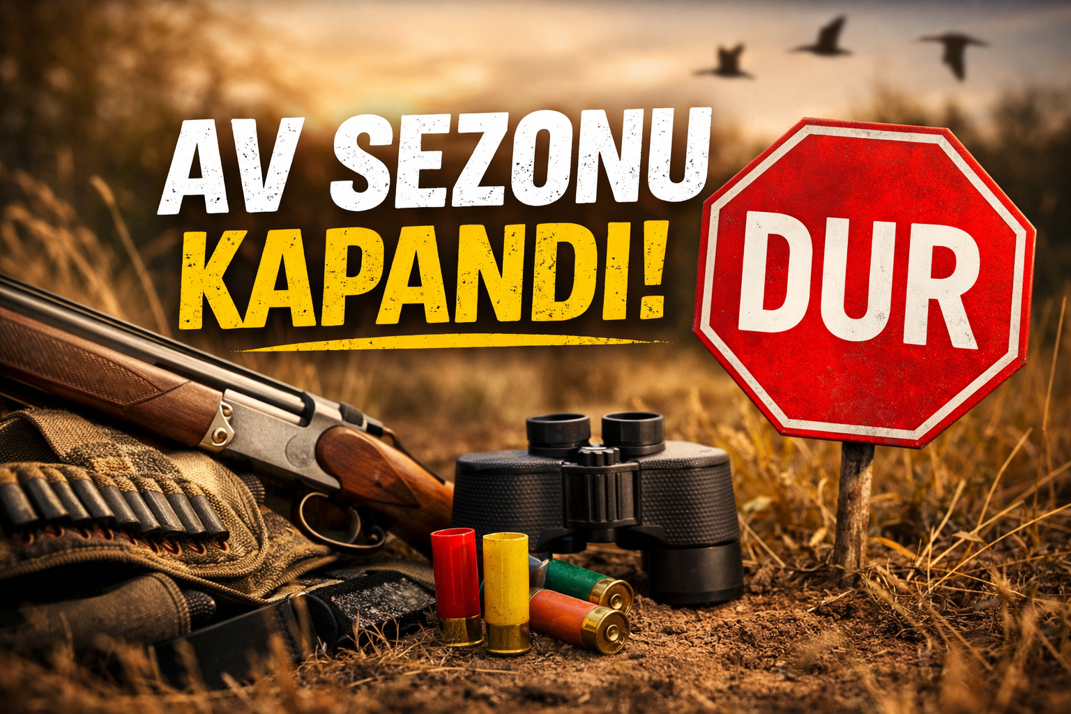 Av sezonu Türkiye genelinde kapandı! 1 Mart itibarıyla avcılık yasaklandı.