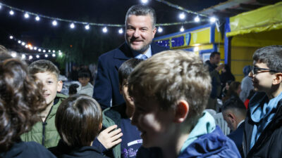 Görkem Duman Buca'da taksici esnafı ve Bucaspor camiasıyla iftar sofrasında