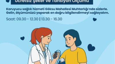 Buca Belediyesi Sağlık ekipleri mahallelerde ücretsiz tarama başlattı! 9-13 Mart