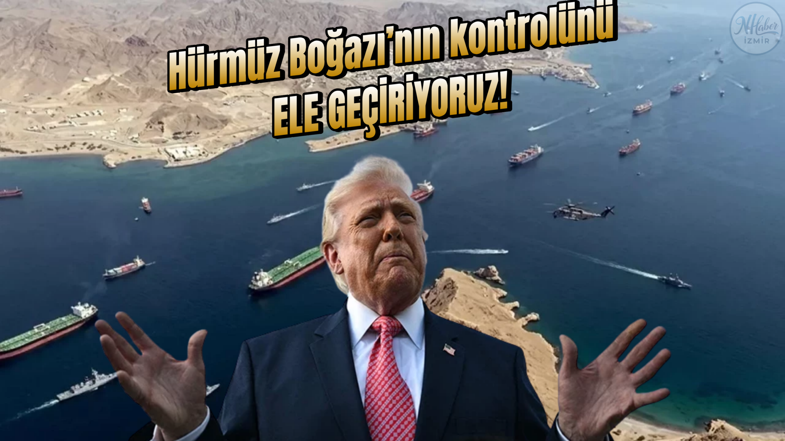 Trump, Hürmüz Boğazı'nın kontrolünü ele geçirdiklerini açıkladı. İran'a yönelik kara