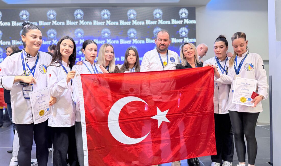 Karabağlar Nene Hatun Lisesi Avrupa gastronomi festivalinde 9 madalya ile