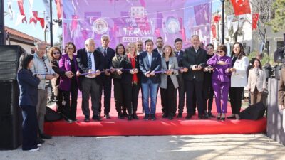 Muğla Ula'da tarihi Muammer Ağa Konağı "Mor Avlu" adıyla kadınların