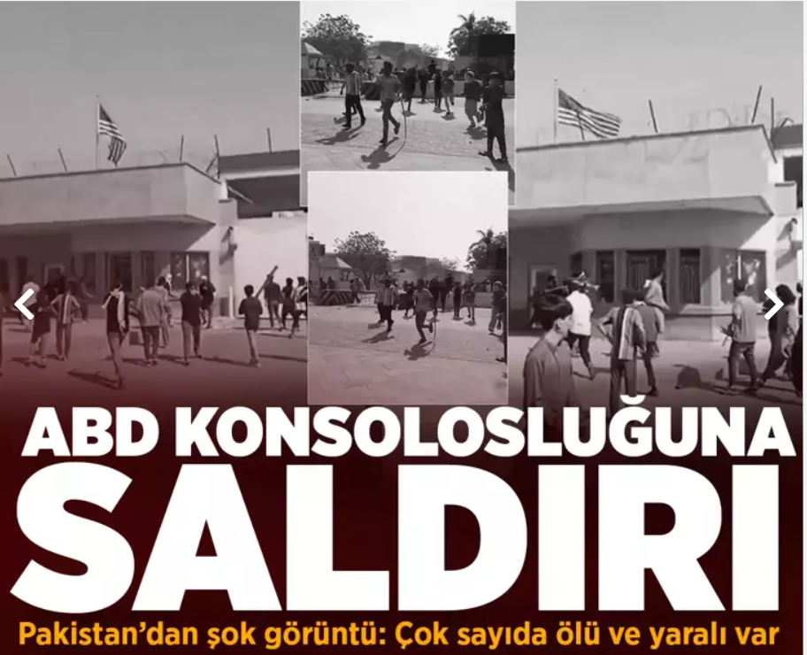 Pakistan ABD Konsolosluğu kan gölüne döndü! Karaçi ve Bağdat'ta Hamaney
