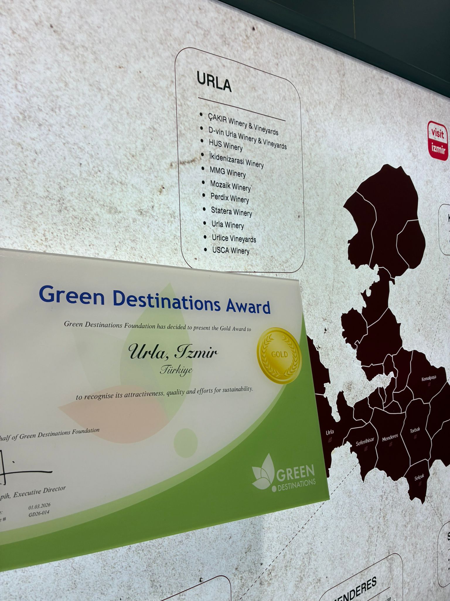 Urla iki yılda beşinci ödülünü Berlin’de kaptı