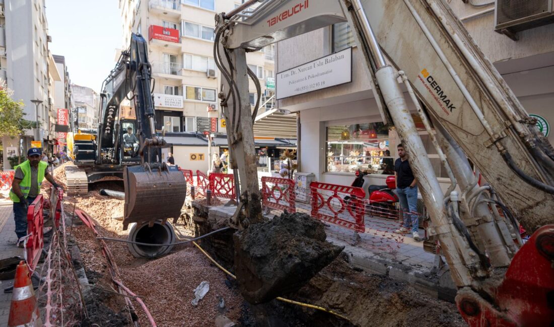 Alsancak altyapı projesiyle yağmur suları denize akacak ve bölgedeki taşkın