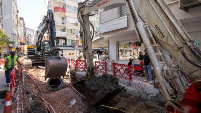 Alsancak altyapı projesiyle yağmur suları denize akacak ve bölgedeki taşkın