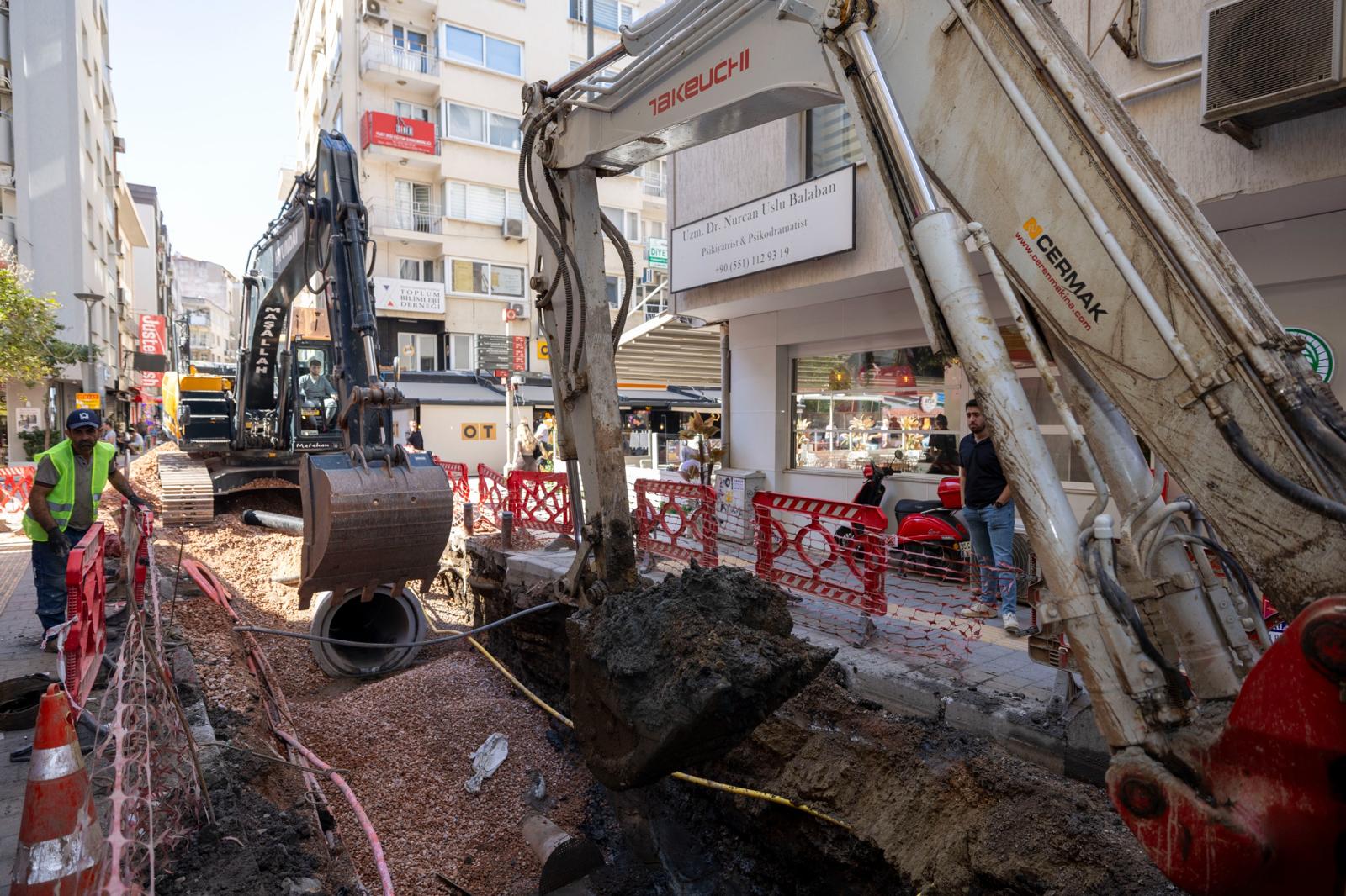Alsancak altyapı projesiyle yağmur suları denize akacak ve bölgedeki taşkın