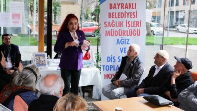 Bayraklı Bahar Evi'nde ileri yaştaki vatandaşlara yönelik ağız ve diş