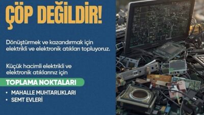 Bayraklı Belediyesi, elektronik atıkların geri dönüşümü için yeni bir sistem