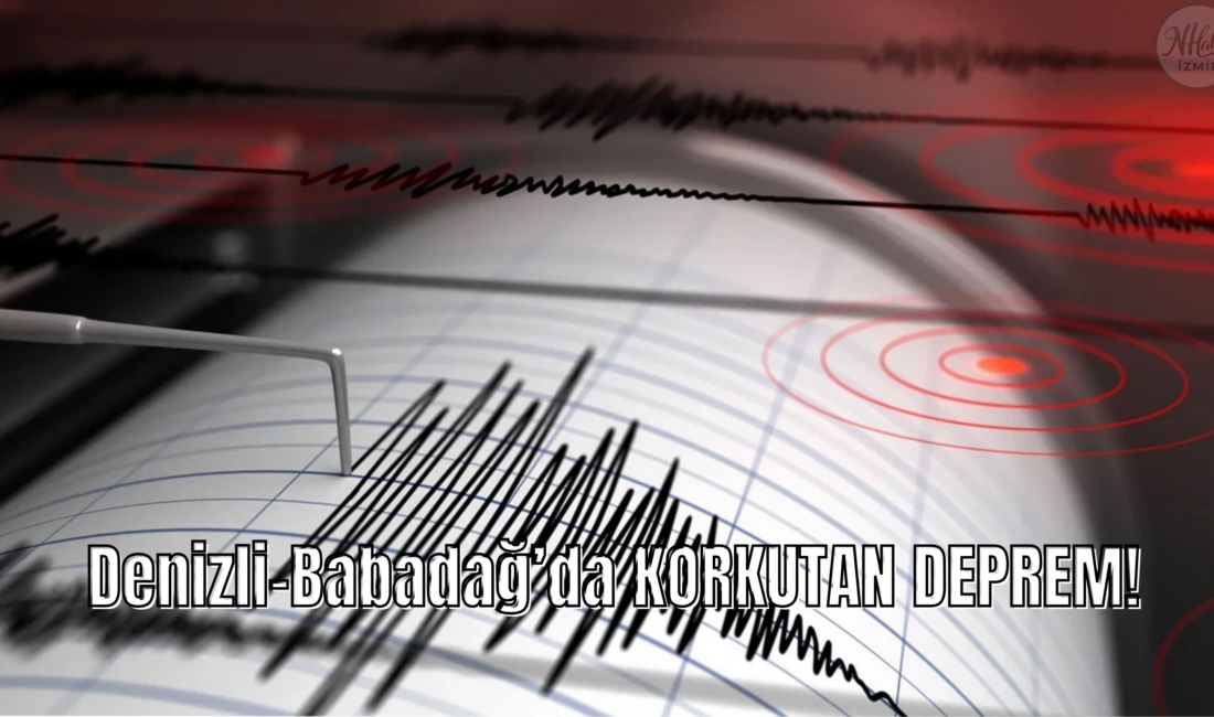 Denizli Babadağ'da meydana gelen 3.6 büyüklüğündeki deprem panik yarattı. Can