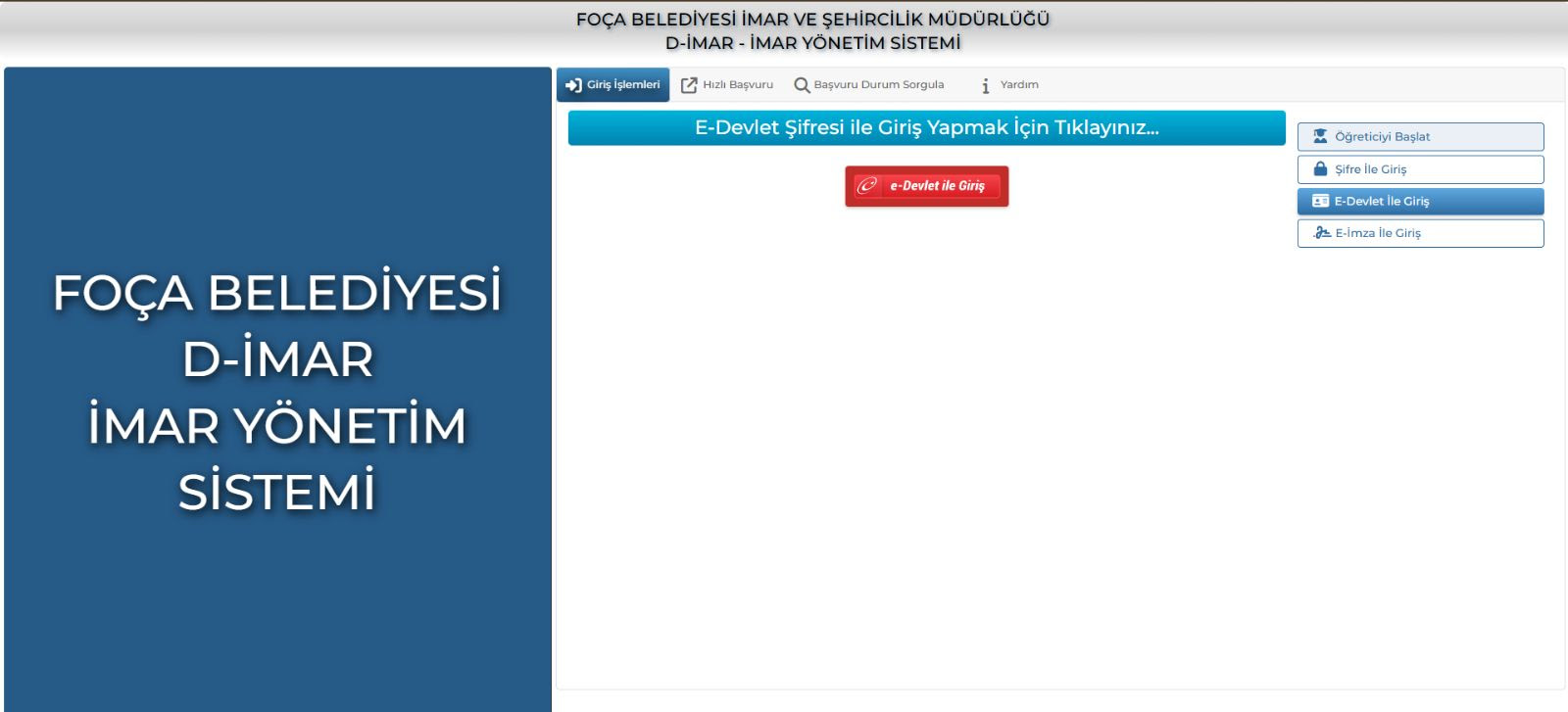 Foça Belediyesi D-İmar ile imar işlemlerini dijitale taşıyarak şeffaf ve