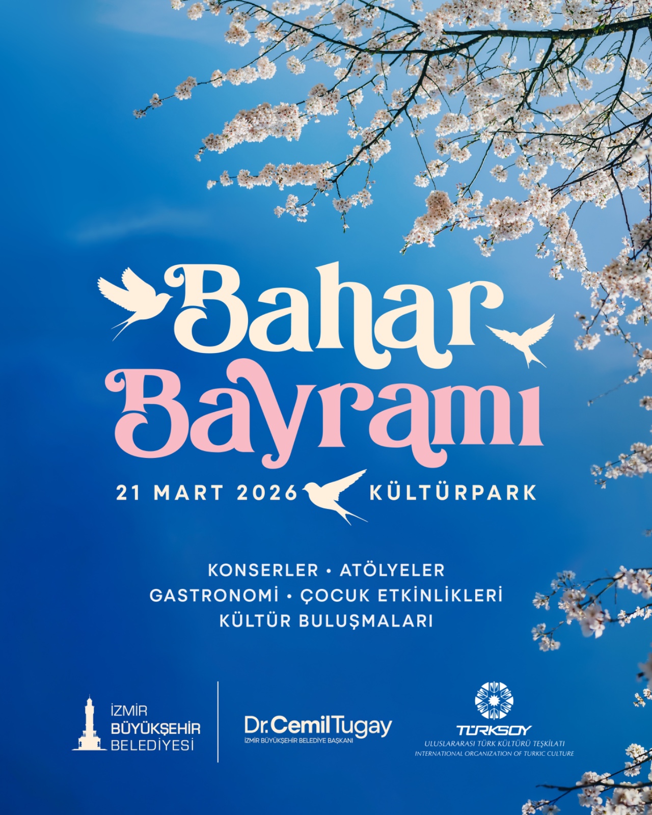 İzmir'de baharın gelişi Kültürpark'ta dev konserler ve Türk dünyası etkinlikleriyle