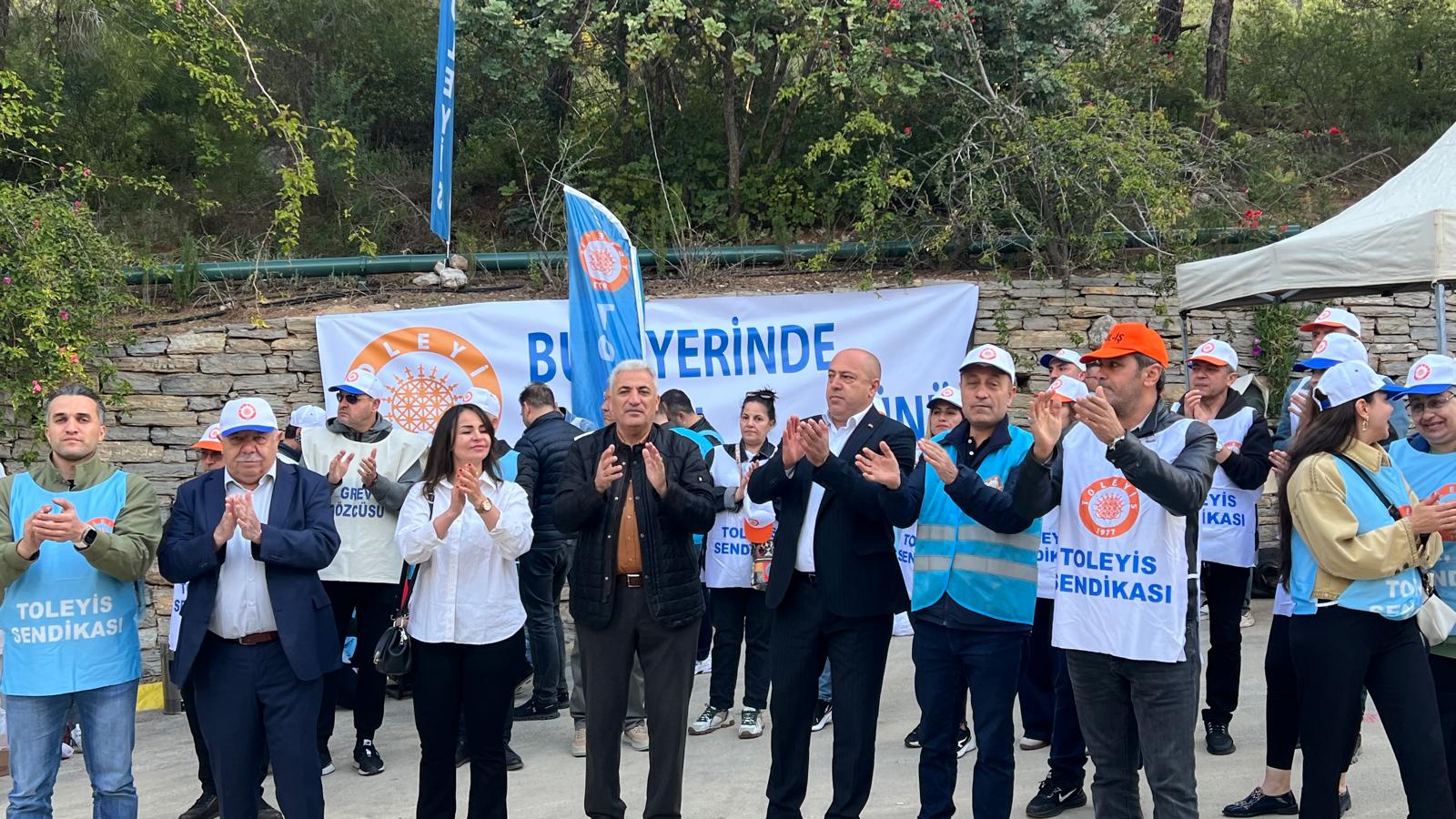 Bodrum Hapimag Otel kapısına o yazı asıldı Grev başladı