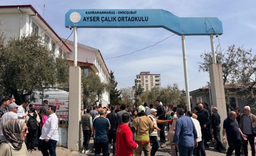 Kahramanmaraş Onikişubat'taki Ayser Çalık Ortaokulu'nda bir öğrencinin gerçekleştirdiği silahlı saldırıda
