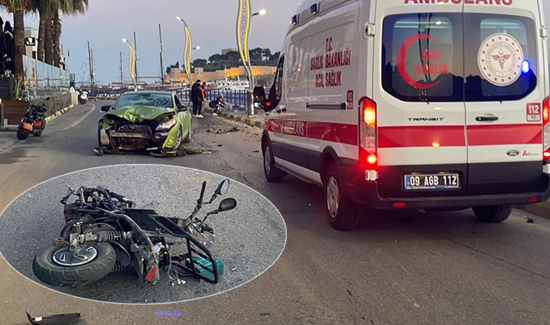 Kuşadası trafik kazası! 1,72 promil alkollü sürücü Mürsel E., skuter