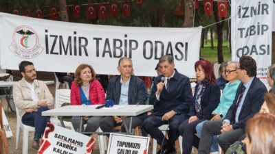 Meslek Fabrikası nöbeti 9. gününde! Başkan Cemil Tugay: "Sabah 05:00'te