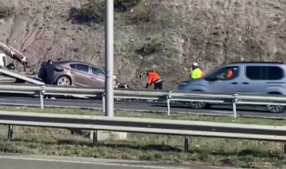 Ankara Kuzey Çevre Yolu'nda ters yöne giren aracın neden olduğu