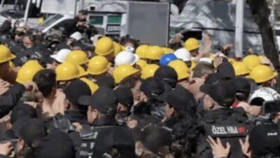 Ankara'da yürümek isteyen madencilere biber gazlı müdahale yapıldı; şirket ücretlerin