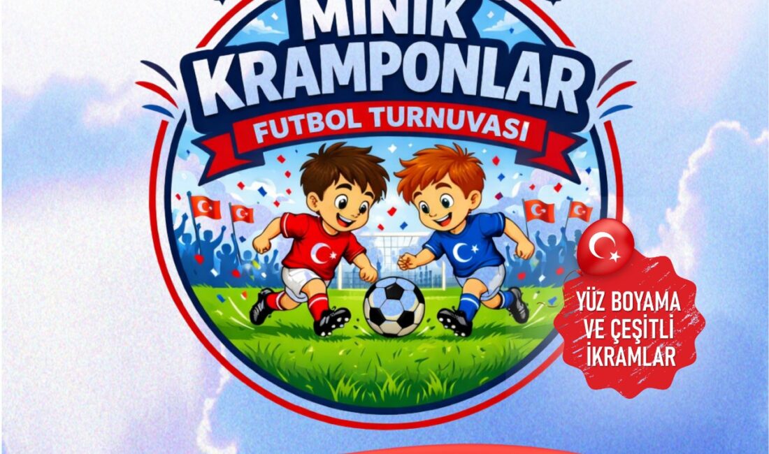 Menderes'te 23 Nisan'a özel "Minik Kramponlar Futbol Turnuvası" düzenleniyor. Başkan
